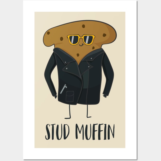 Stud Muffin Wall Art by Dreamy Panda Designs